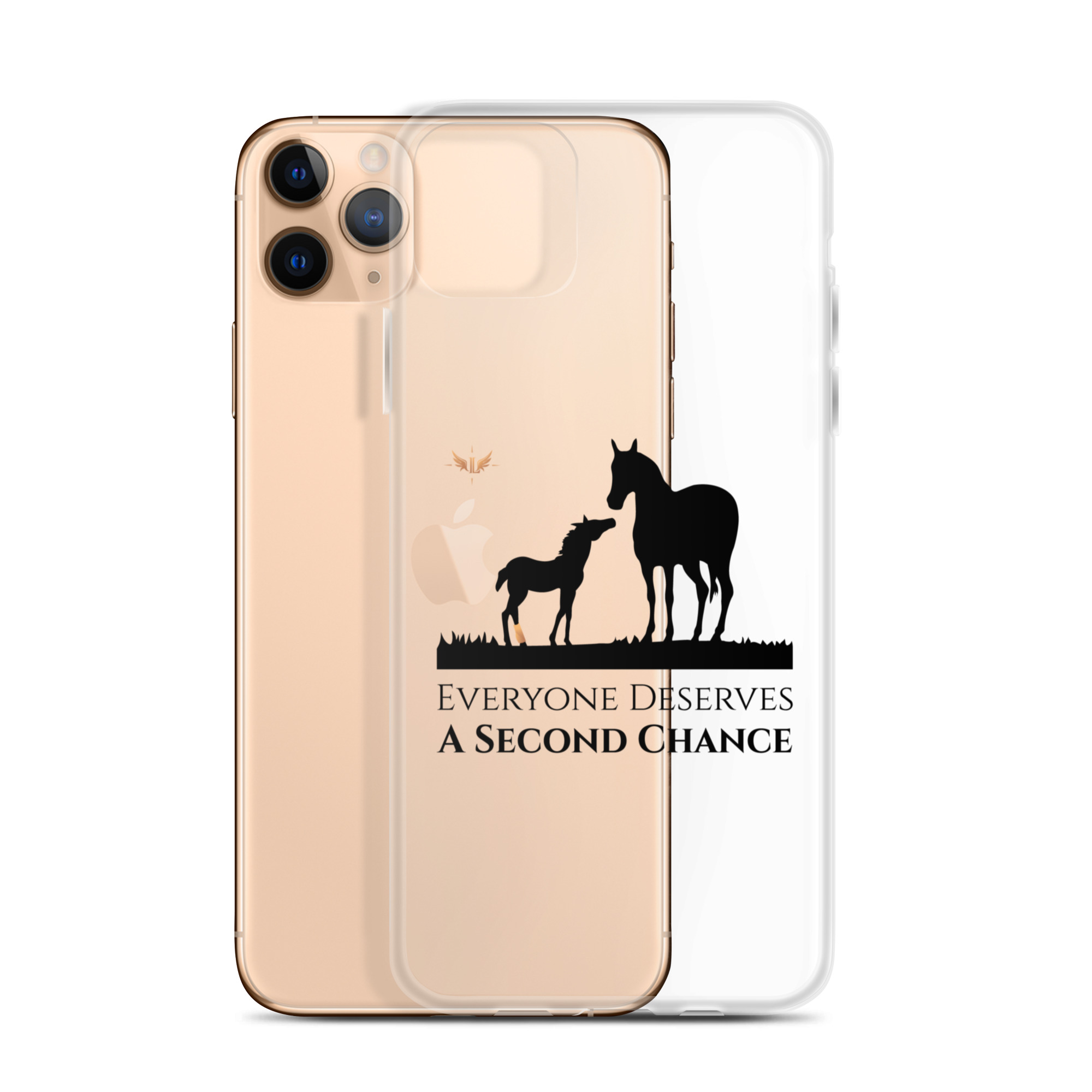 Everyone Deserves A Second Chance Clear Case for iPhone® - Image 3