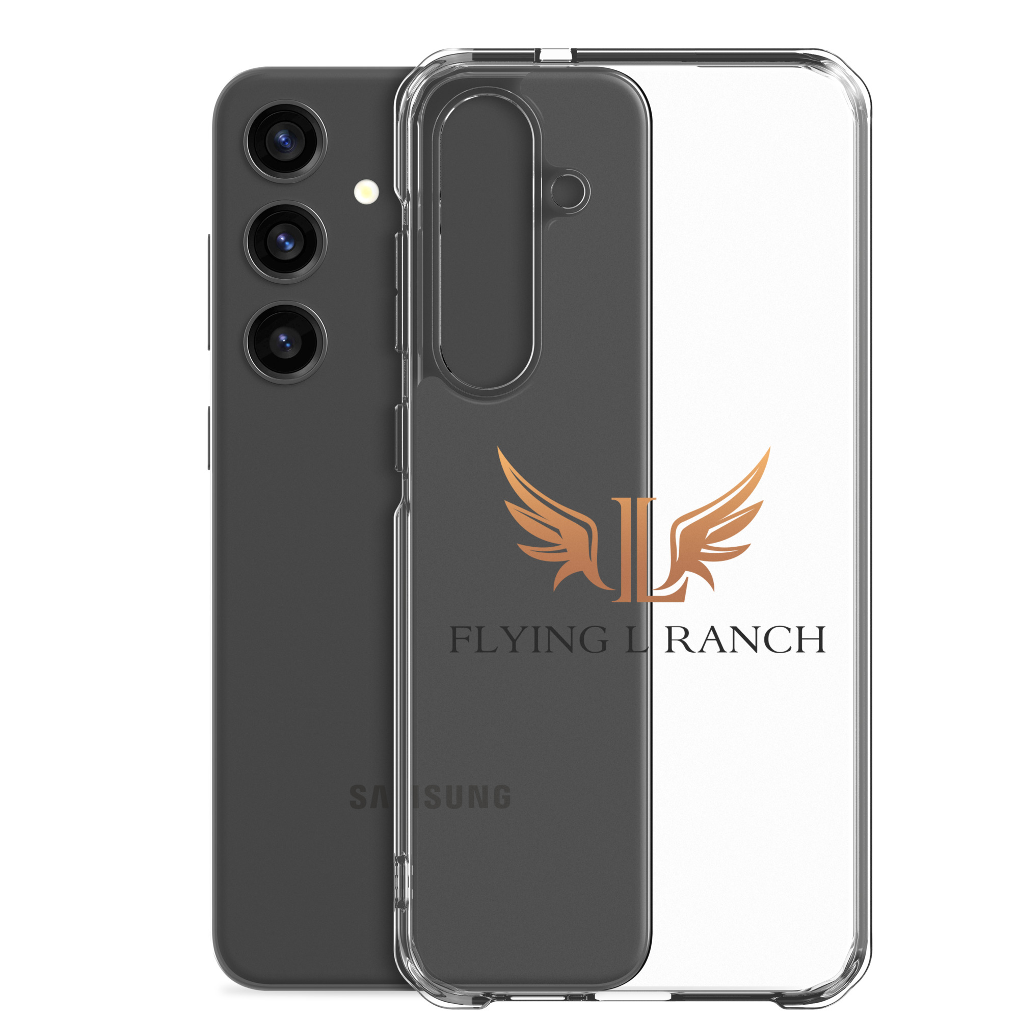 Flying L Ranch Logo Clear Case for Samsung® - Image 32