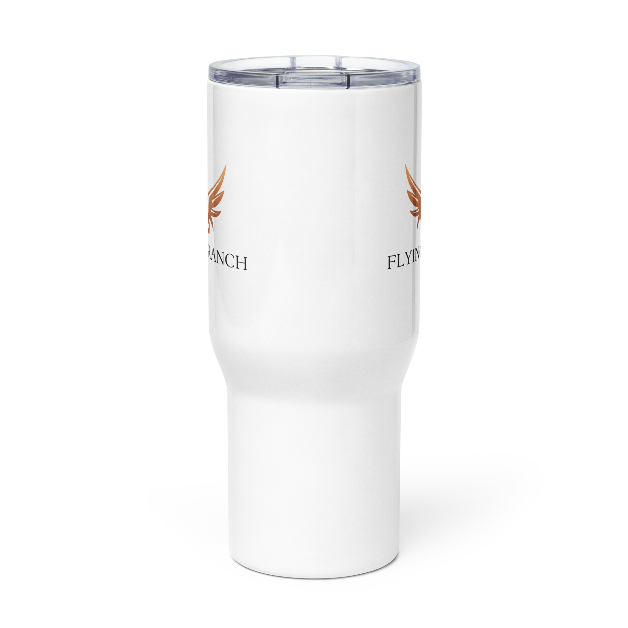 Flying L Ranch Logo Travel Mug With A Handle - Image 3