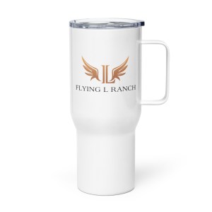 Flying L Ranch Logo Travel Mug With A Handle