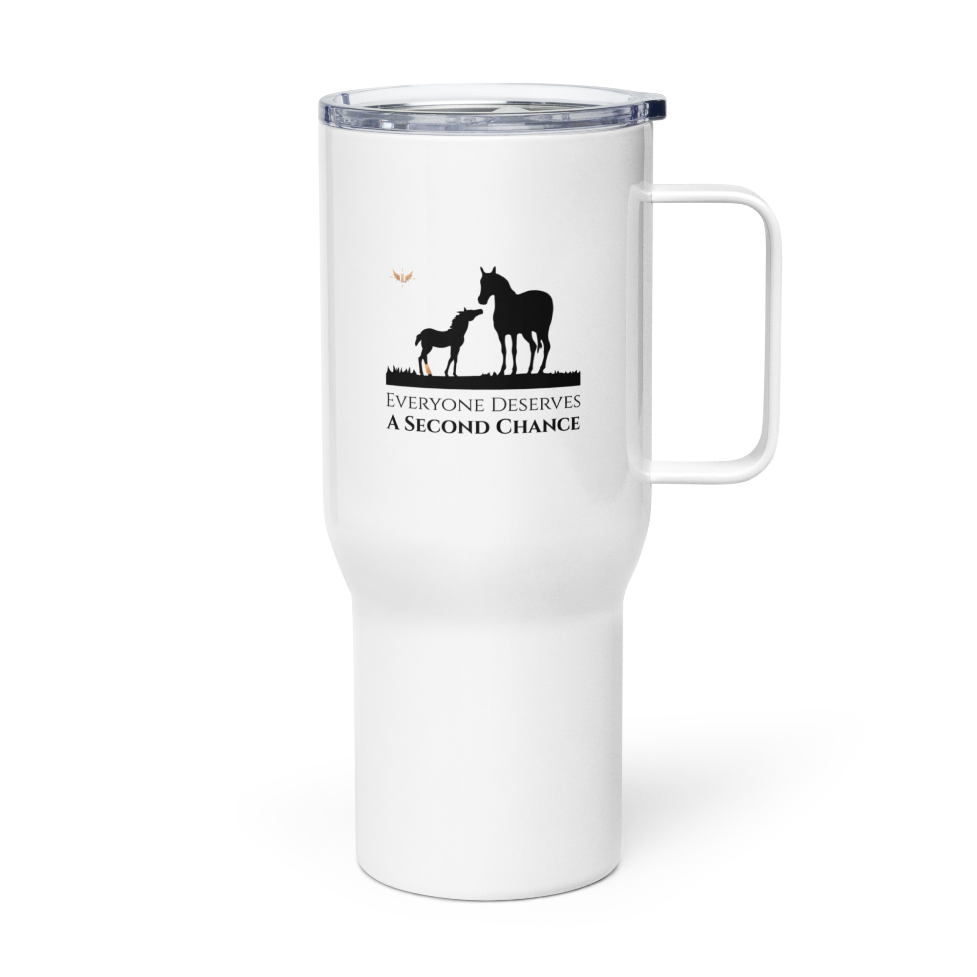 Everyone Deserves A Second Chance Travel Mug With A Handle