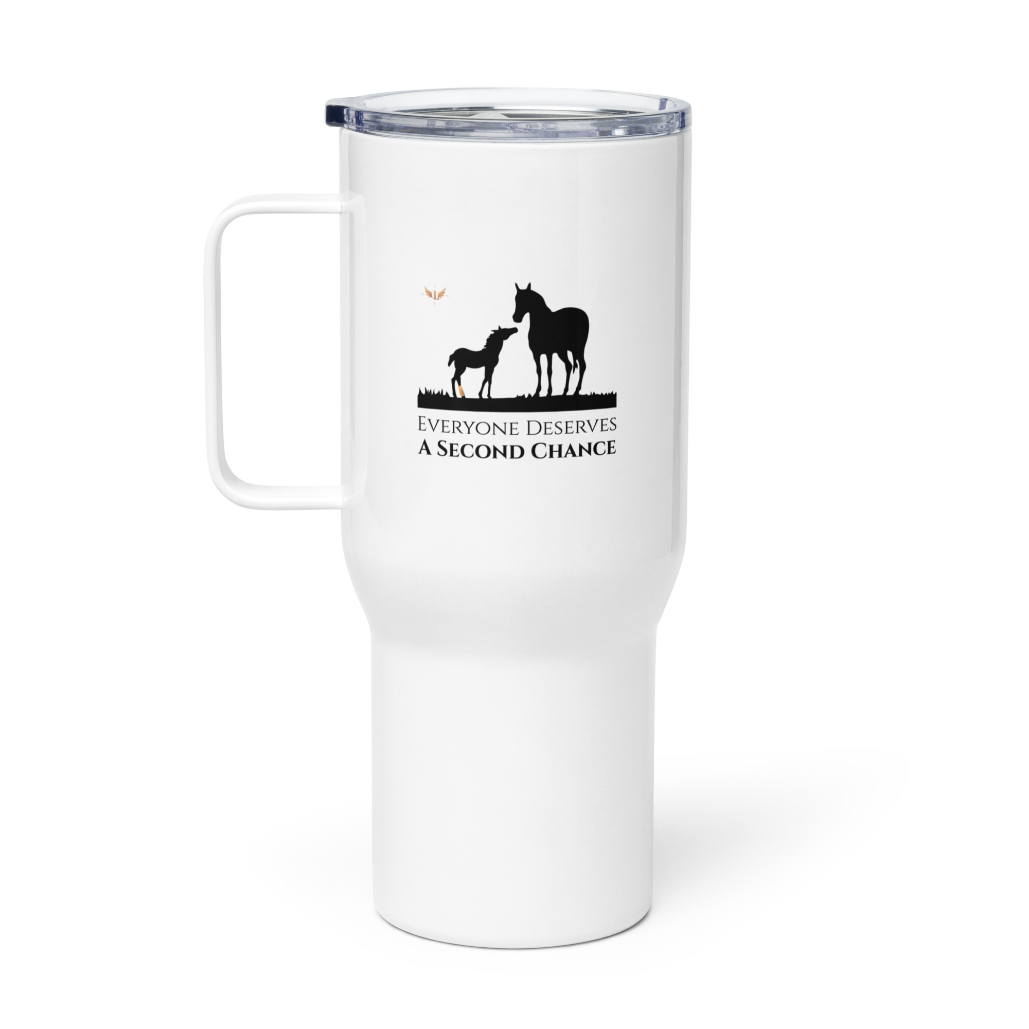 Everyone Deserves A Second Chance Travel Mug With A Handle - Image 2