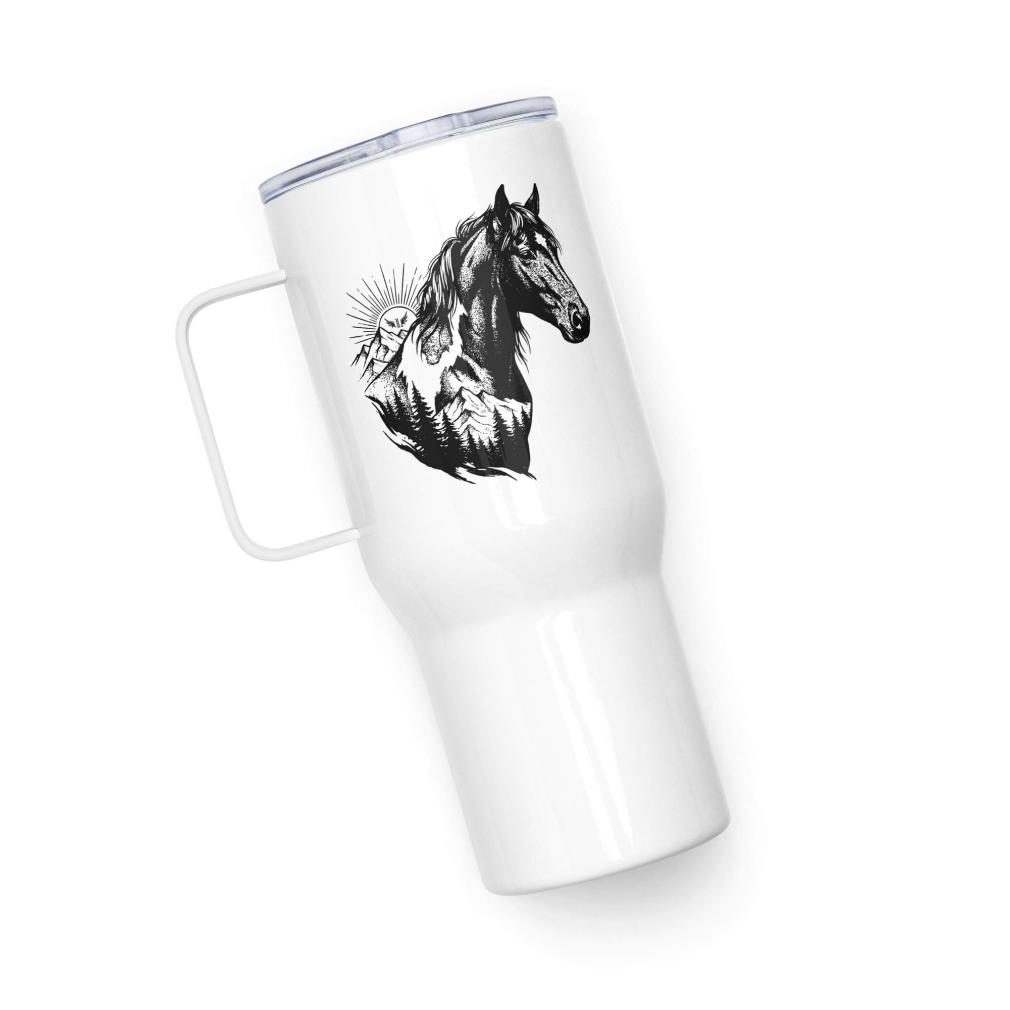 He's Back! Sunrise Travel Mug w/ Handle - Image 3